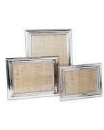 Hammered Silver Frame