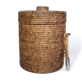 Round Ice Bucket w/ Thermos Liner