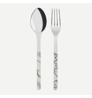Bistro Dune  Salad Server Ivory