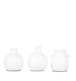 Ceramic Set Of 3 Vases