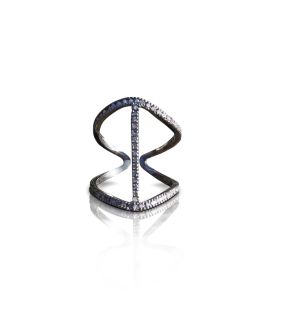 1-Row Adjustable Diamond Ring