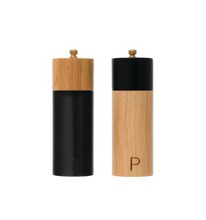 Two-Tone Salt and Pepper Mills, Set of 2 