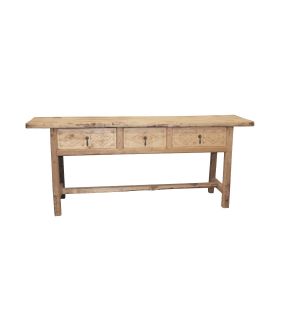 19thC Farmhouse Console Table