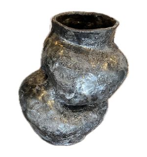Black Lava Ceramic Vessel  136