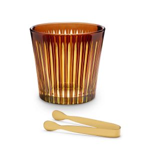Prism Ice Bucket + Tongs 
