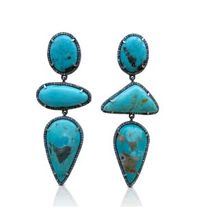 Campitos Triple Drop Earrings