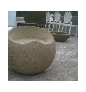 Cement Garden Seat 