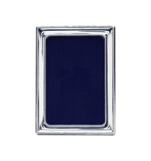 Double Beaded Sterling Silver Frame 