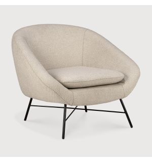 Barrow lounge chair - off white