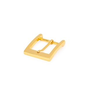  Square Shiny Gold Buckle 1 1/8" 