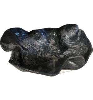 Black Lava Ceramic Vessel  40224