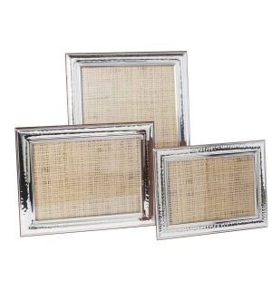 Hammered Silver Frame 