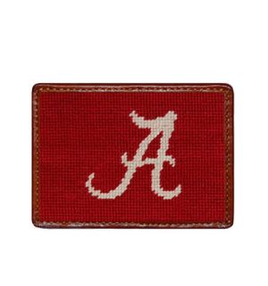 Alabama Needlepoint Card Wallet