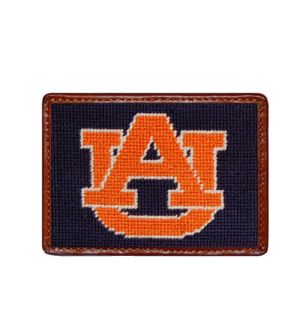Auburn Needlepoint Card Wallet