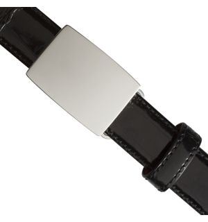 1" Silver Slide Buckle 