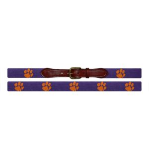 Clemson Needlepoint Belt