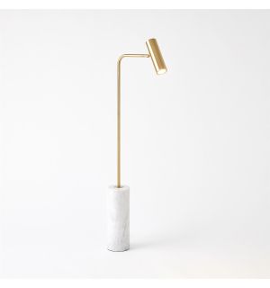  Spotlight Floor Lamp-Brass 
