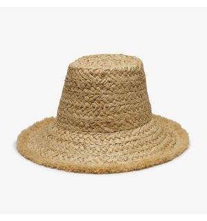 Bali Raffia Bucket in Natural