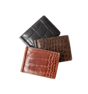 Alligator Money Clip Wallet 