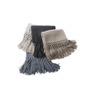 Baby Alpaca Fringe Throw 