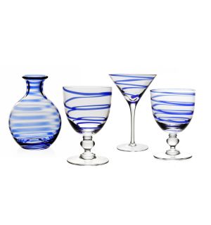 Bella Blue Glassware 
