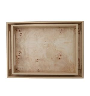 Burl Wood Trays