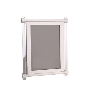 Acrylic & Silver Pillar Frame