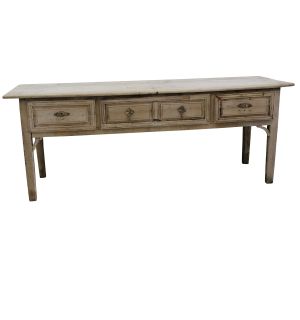 19th Century Bleach Console Table 