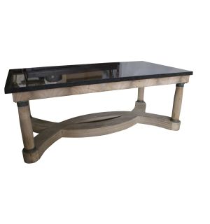 19th C Bleached Stone top Coffee Table 