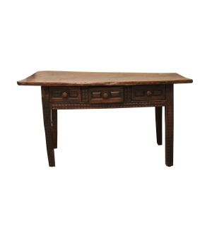 19th C Carved Spanish Table 