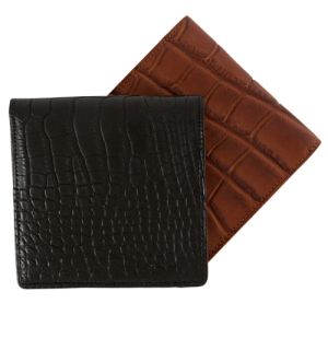 Matte Alligator Hipster Wallet