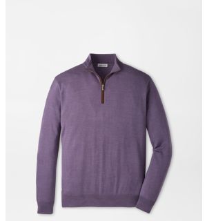 Autumn Crest Suede Trim Quarter-Zip