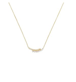 14k Double Bar Necklace