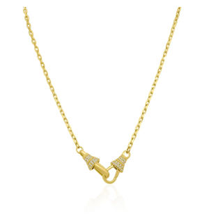 14k Double Lock Clasp Chain
