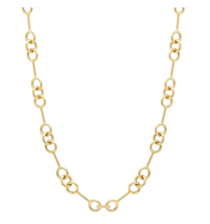 14k Gold Barbell Chain