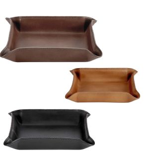 Leather Catchall / Valet Tray 
