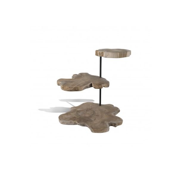 Teak Wood 3 Tier Stand