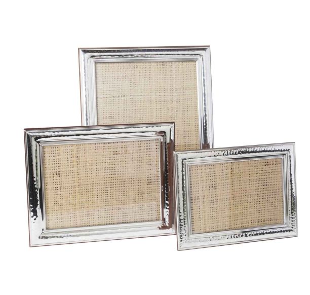 Hammered Silver Frame