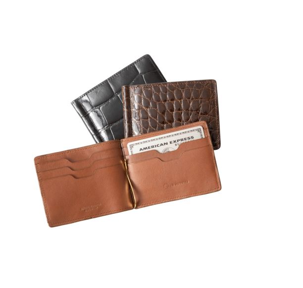 Alligator Money Clip Wallet – Stylish Card Holder
